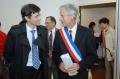 Fran�ois de Mazi�res, Maire de Versailles et Jacques Bellier, Maire de Jouy-en-Josas